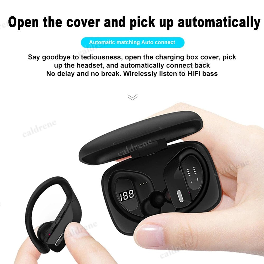Ear Hook Bluetooth 5.0 TWS Wireless Earbuds Stereo – view 6