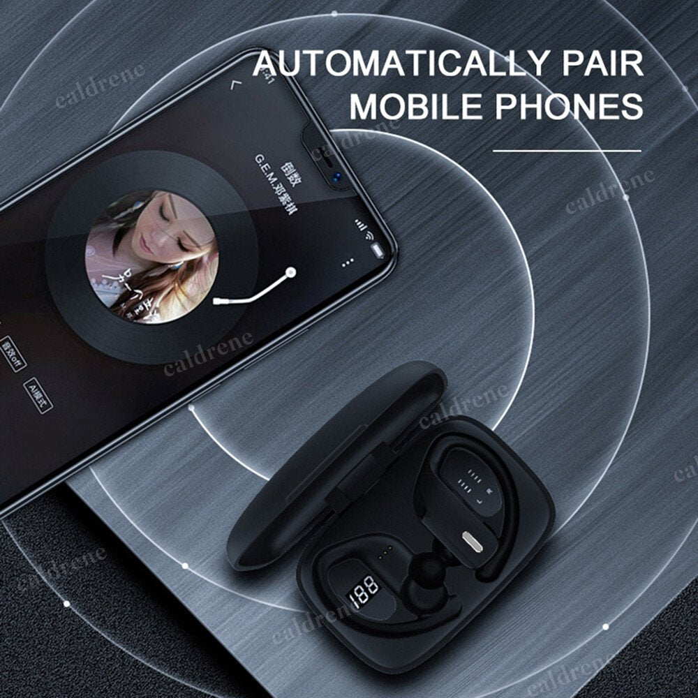 Ear Hook Bluetooth 5.0 TWS Wireless Earbuds Stereo – view 9