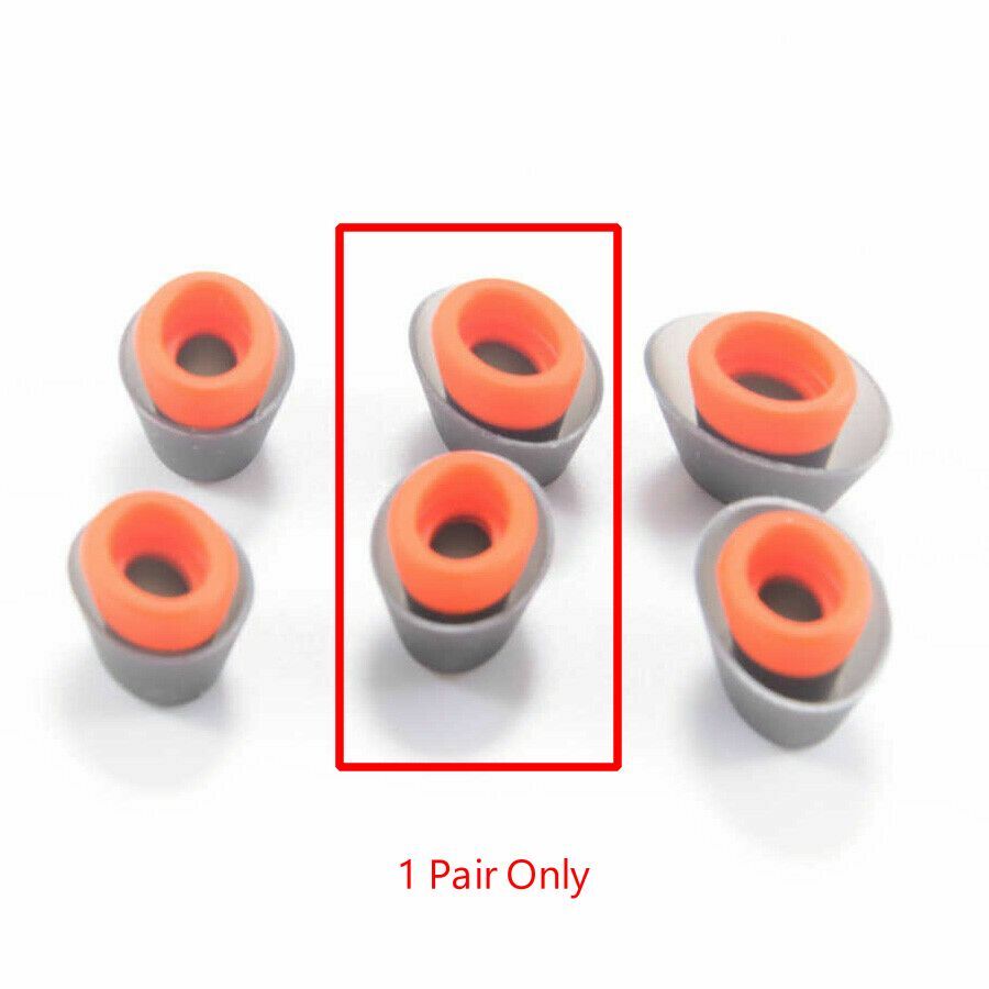 Earbud Kit for Jabra Elite 65e and Evolve 75e Replacement Eartips – Black / Medium
