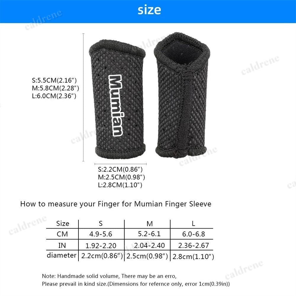 Elastic Finger Sleeve Finger Support Band Breathable Finger Protection Guard AU～ – view 3