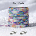 Elastic Flat No Tie Lock Shoelaces for Sneakers – NO.1 Paints