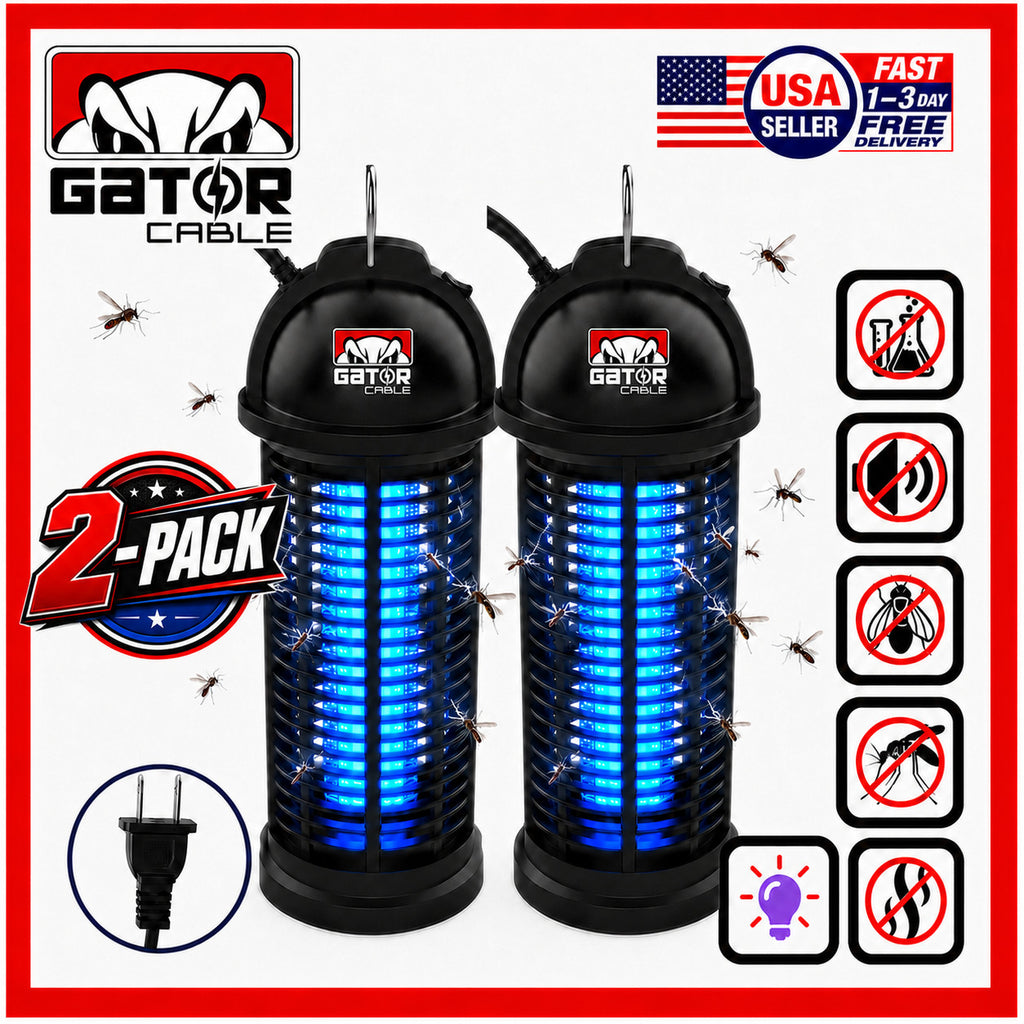 Electric Bug Zapper Insect Killer Lamp, 2 Pack