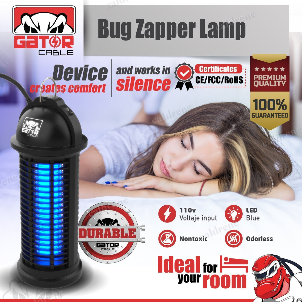 Electric Bug Zapper Insect Killer Lamp, 2 Pack – view 3
