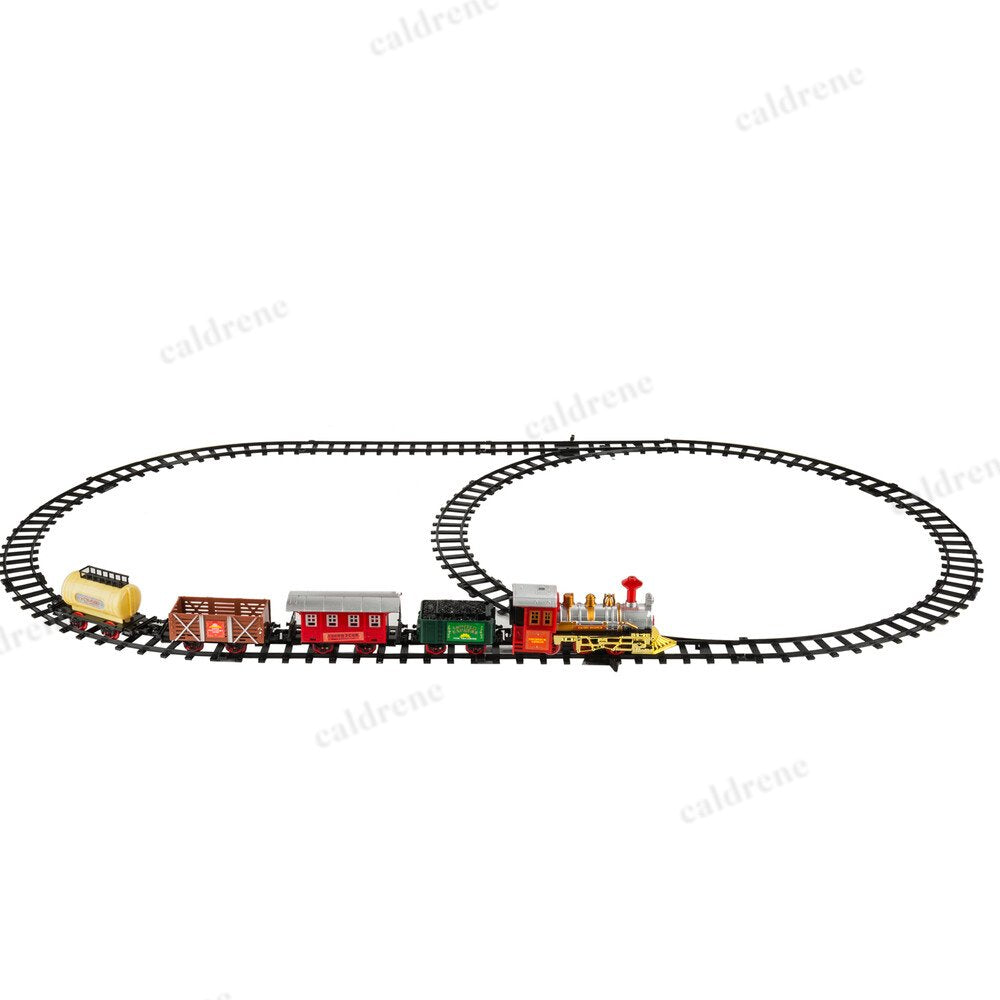 Electric Christmas Train Set with Lights and Sound – view 7