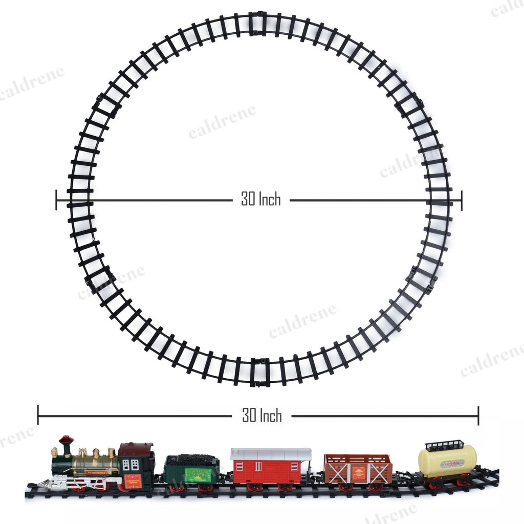 Electric Christmas Train Set with Lights and Sound – view 9