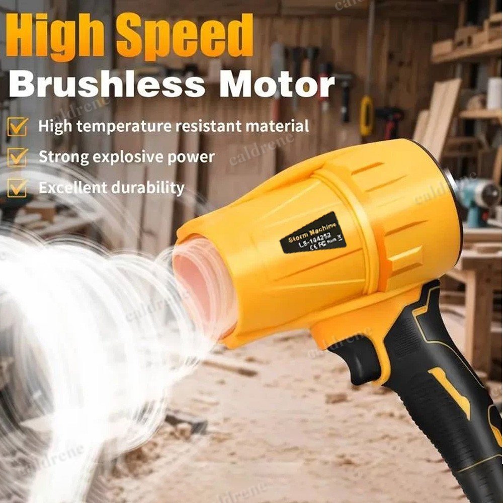 Electric Cordless Handheld Leaf Blower with 2 Batteries and Charger – view 5