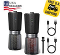 Electric Gravity Salt and Pepper Grinder Set
