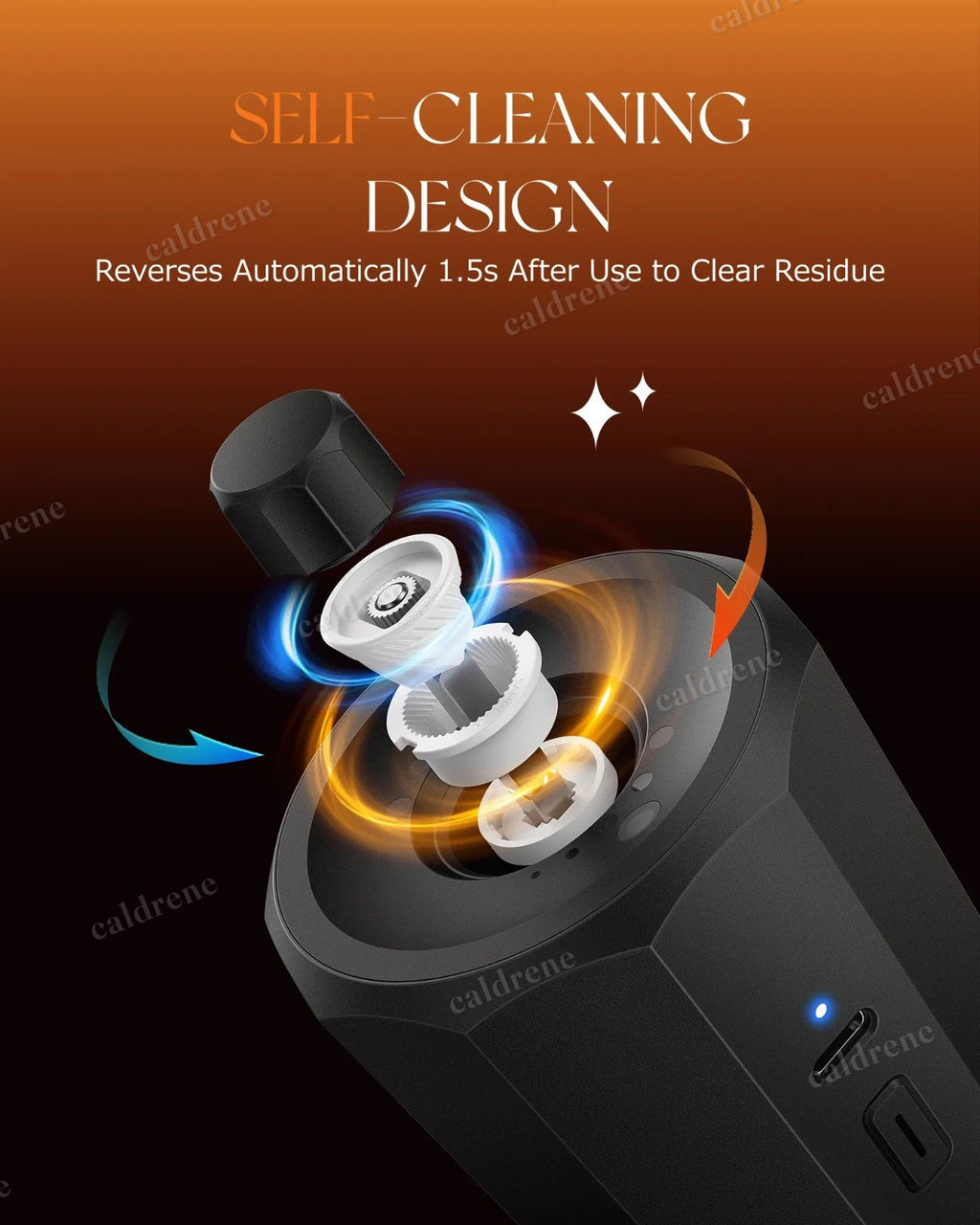 Electric Gravity Salt and Pepper Grinder Set – view 8