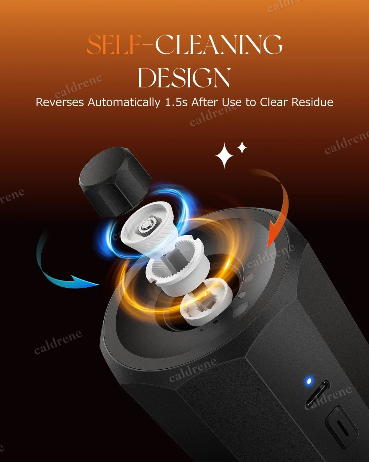Electric Gravity Salt and Pepper Grinder Set – view 8