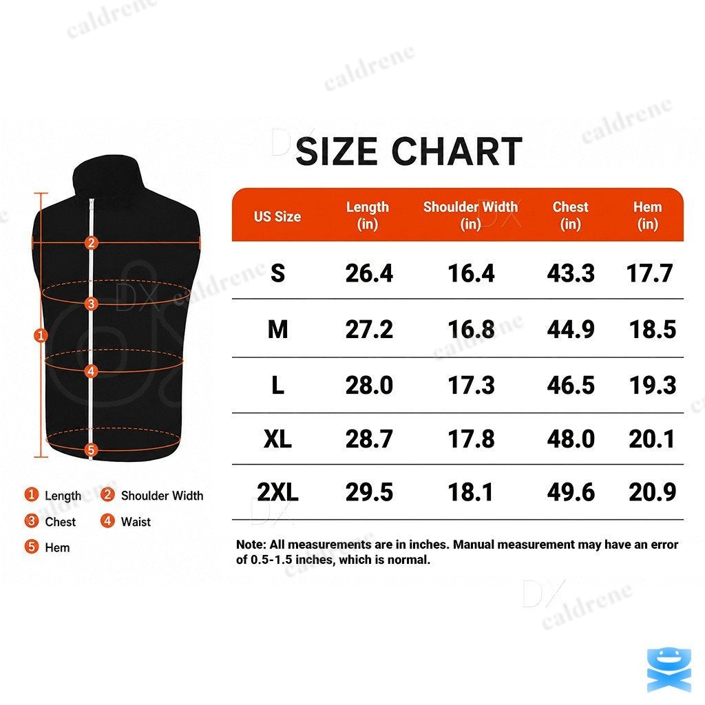 Electric Heated Vest with 9 Heating Zones and 10000mAh Battery Pack – view 6