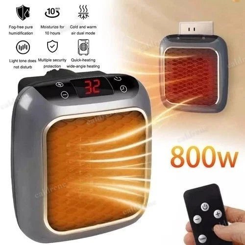 Electric Heater with Remote Control and Adjustable Temperature – view 3