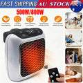 Electric Heater with Remote Control and Adjustable Temperature – 800W Electric Heater