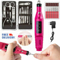 Electric Nail Drill Manicure and Pedicure Kit