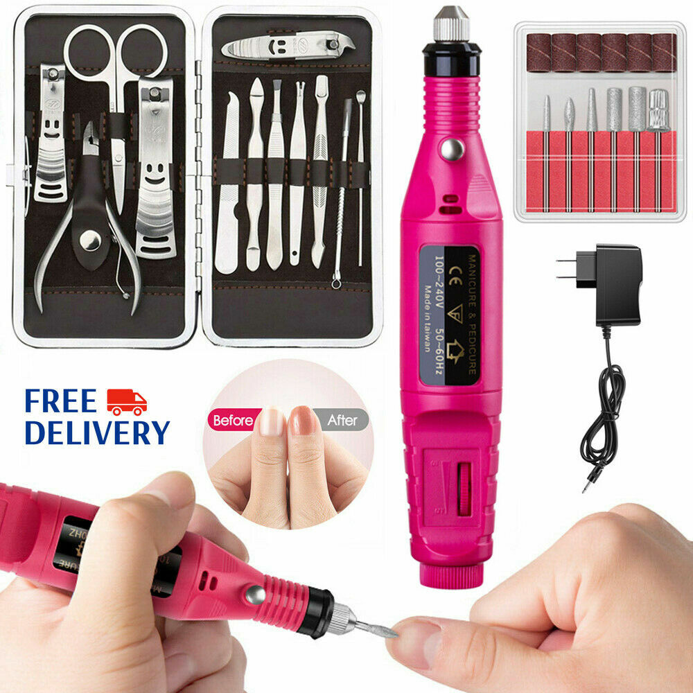 Electric Nail Drill Manicure and Pedicure Kit