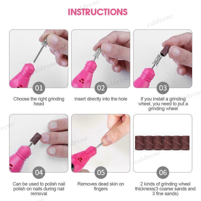 Electric Nail Drill Manicure and Pedicure Kit – view 10