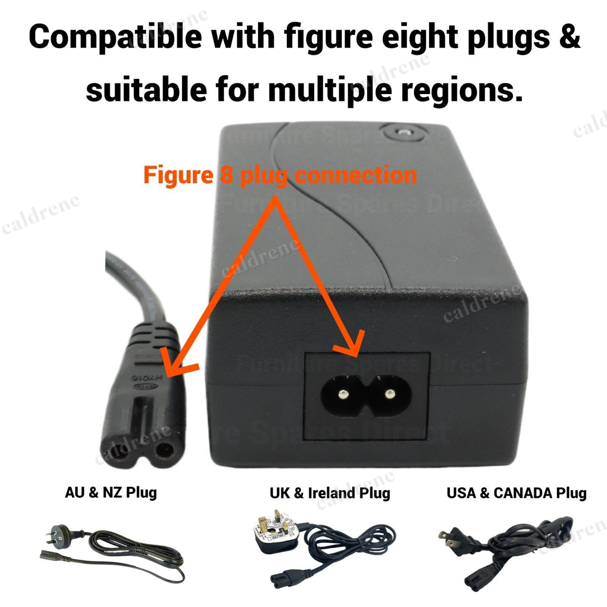 Electric Recliner 2.0A 29V AC/DC Adapter Transformer + 2 Pin Connector- KDDY008B – view 4