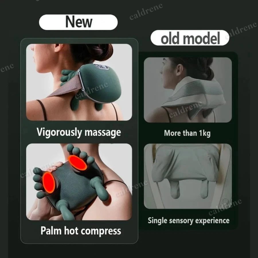 Electric Shiatsu Neck and Shoulder Massager with Heat – view 8