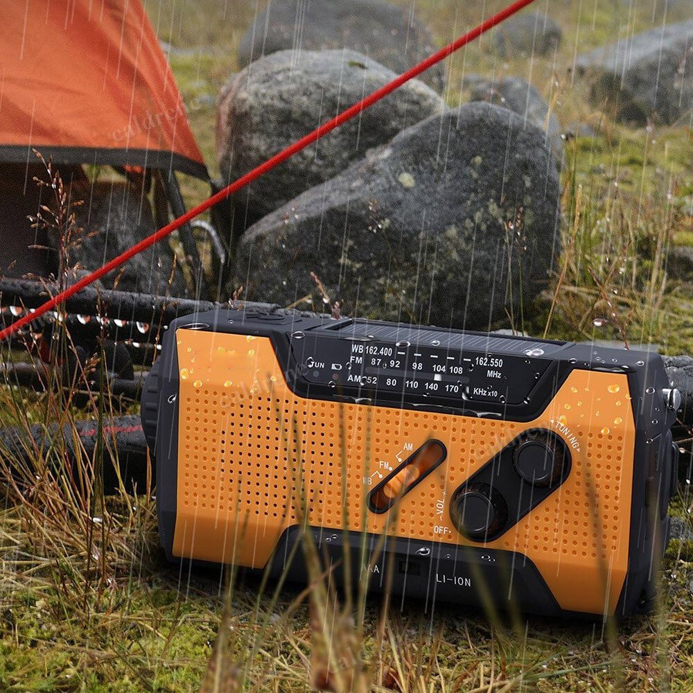 Emergency Hand Crank Weather Radio and Power Bank – view 6