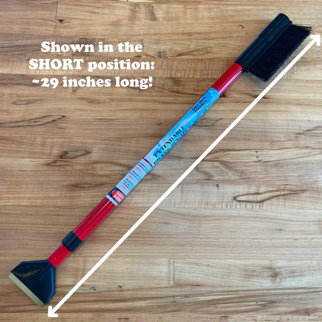 Extendable Snow Brush and Ice Scraper