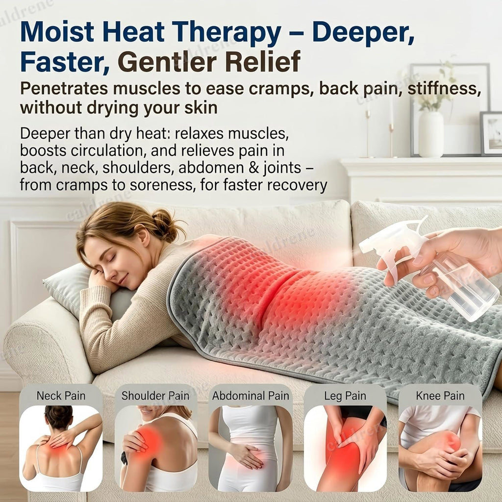 Extra Large Electric Heating Pad 29x59 with 6 Heat Levels and Auto Shut-Off – view 10