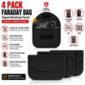 Faraday Bag Key Fob Signal Blocker, 4 Pack