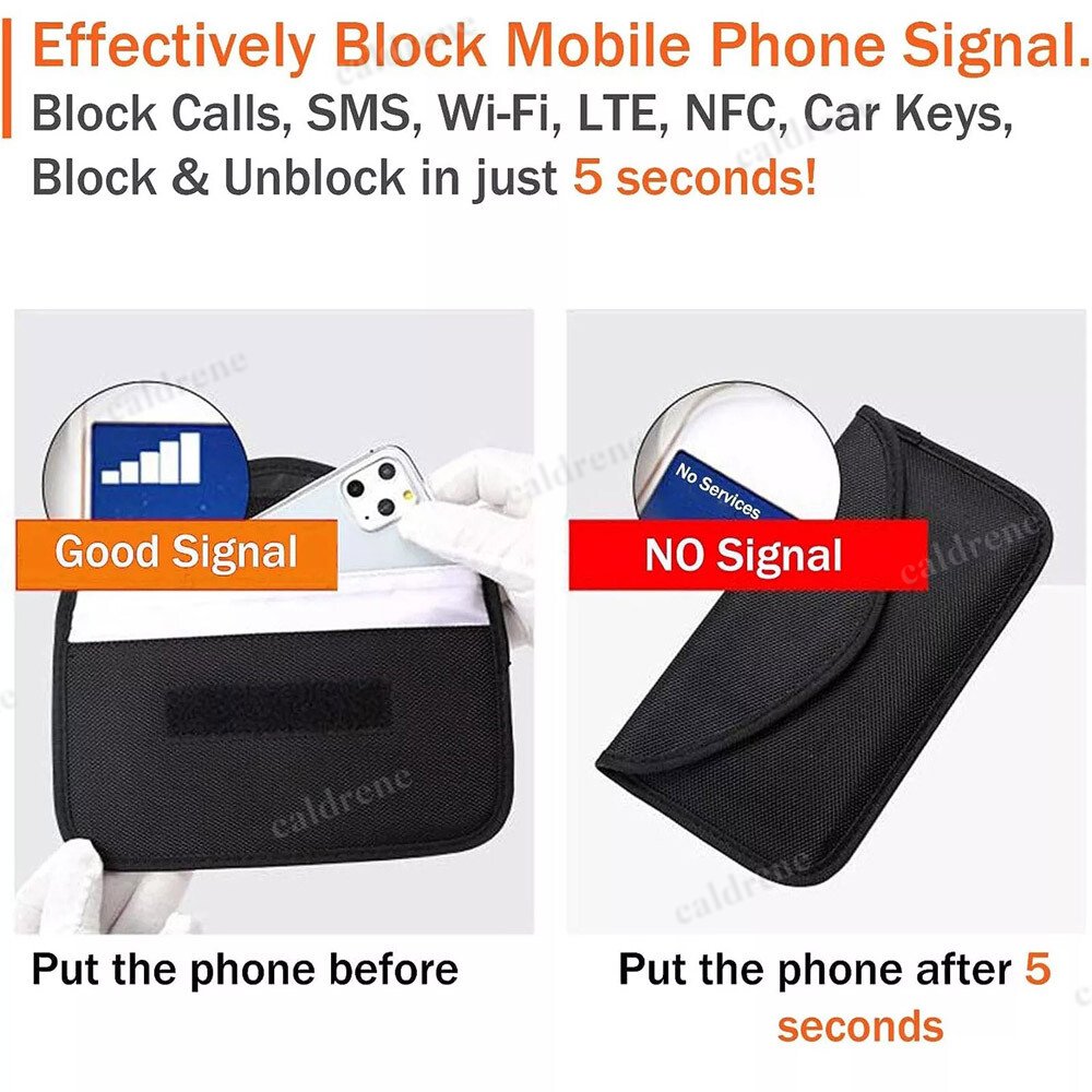 Faraday Bag Key Fob Signal Blocker, 4 Pack – view 6
