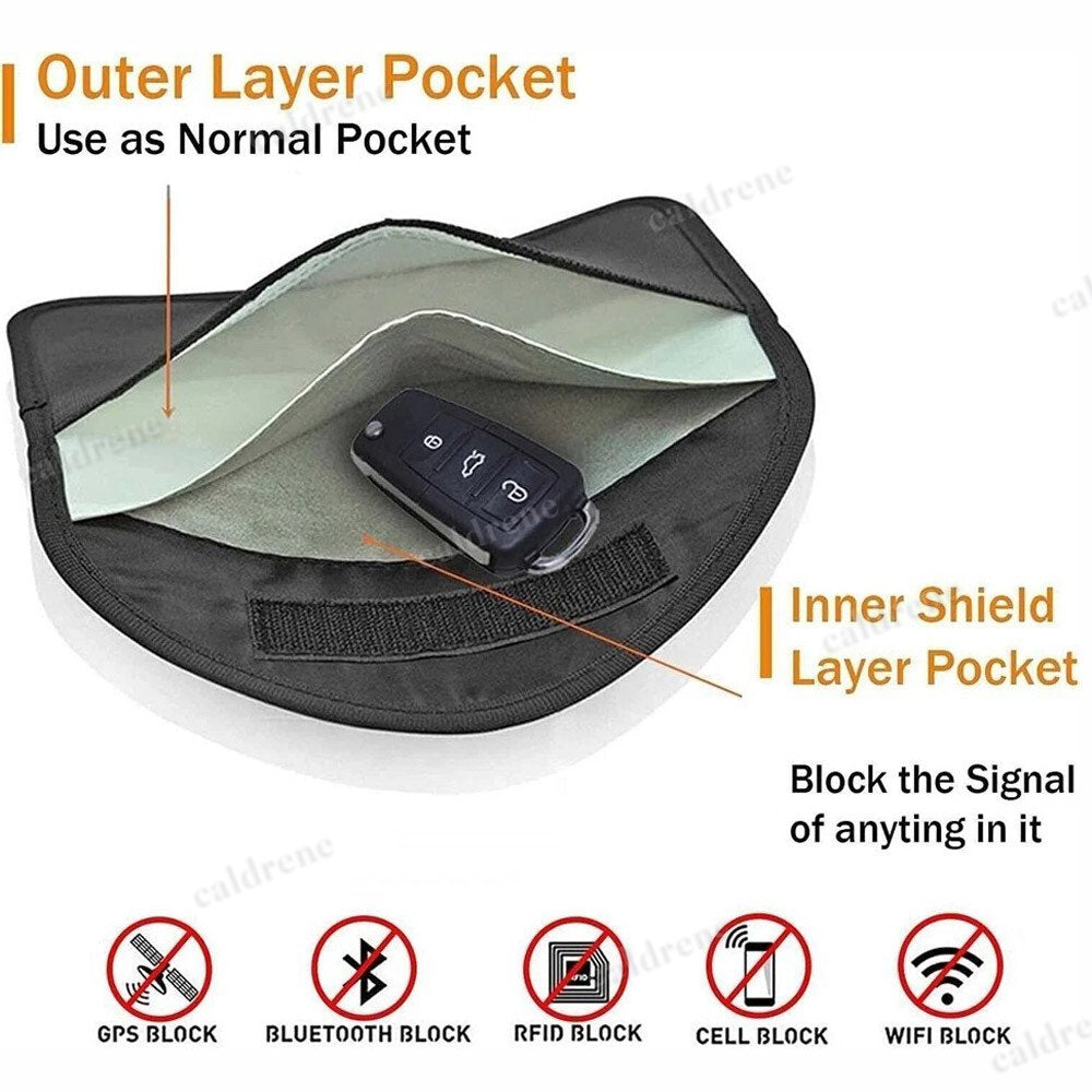 Faraday Bag Key Fob Signal Blocker, 4 Pack – view 9