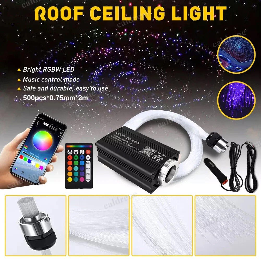 Fiber Optic Star Light Headliner Kit 500 Pieces for Car Roof – view 3