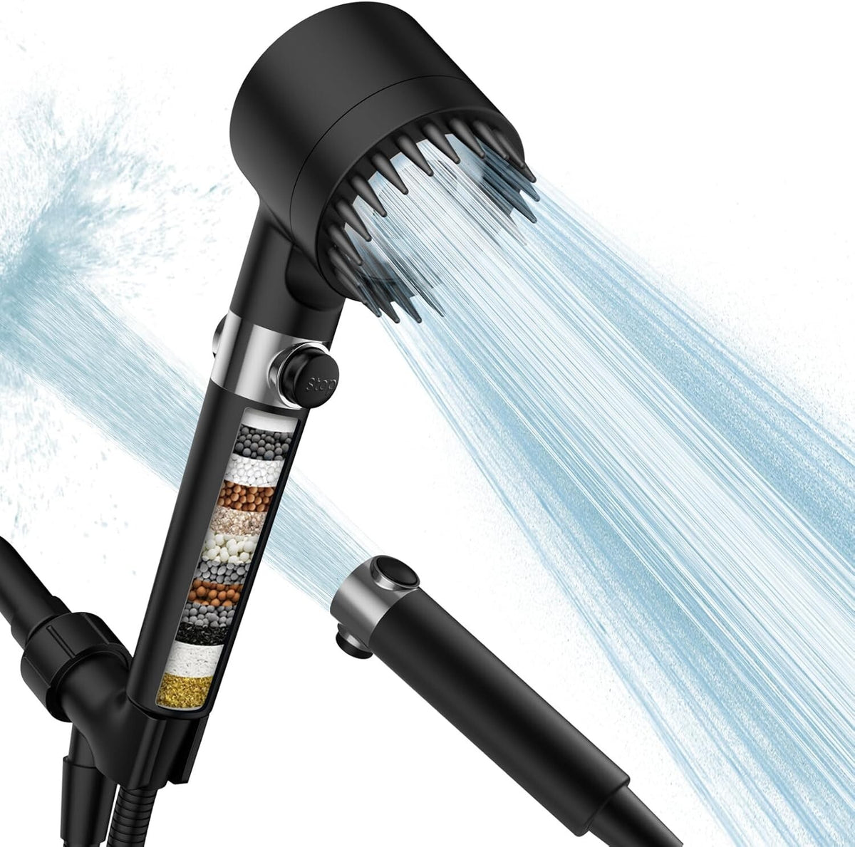 Filtered Handheld Shower Head, High Pressure