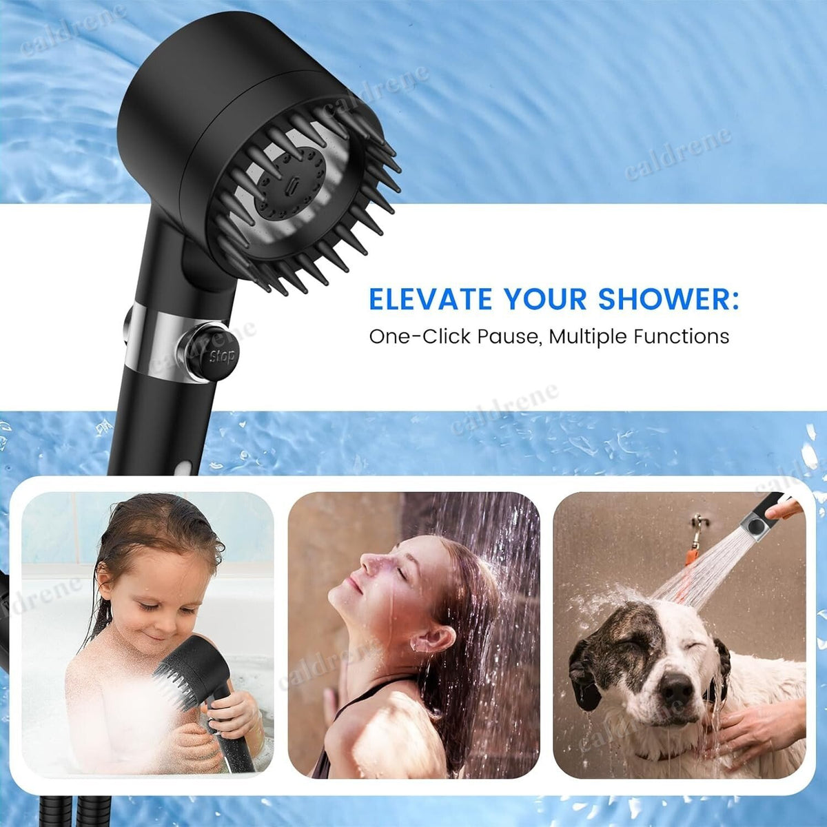 Filtered Handheld Shower Head, High Pressure – view 3