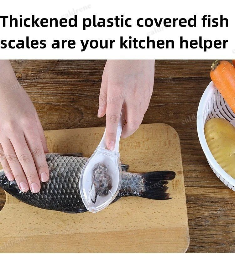 Fish Scale Scraper with Lid for Easy Cleanup – view 5