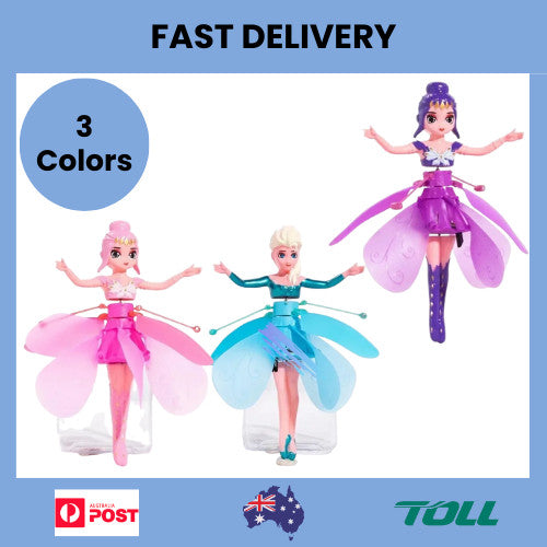 Flying Fairy Princess Doll with Magic Wings for Kids