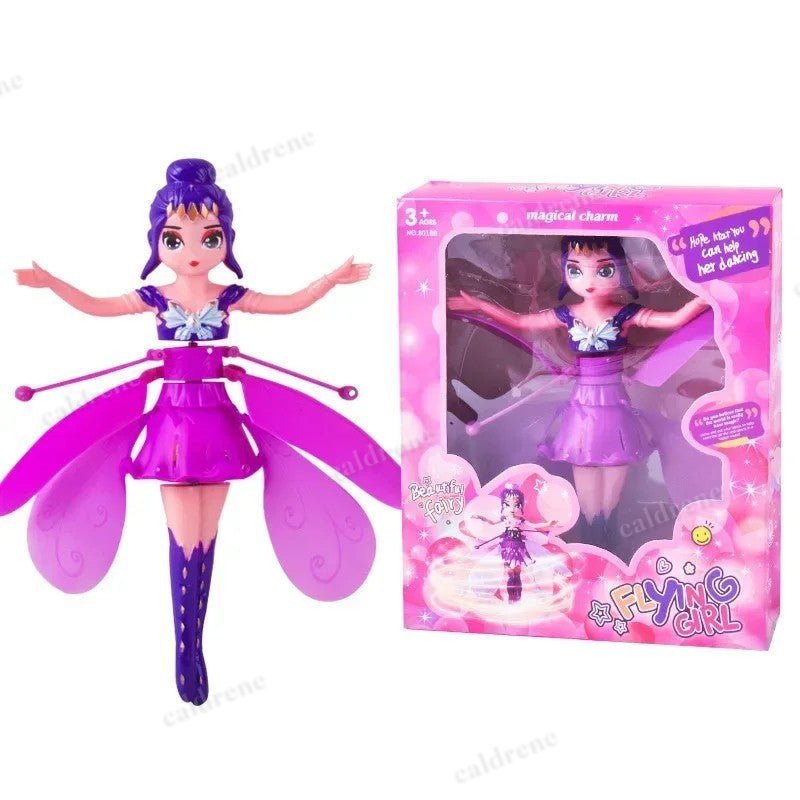 Flying Fairy Princess Doll with Magic Wings for Kids – view 2