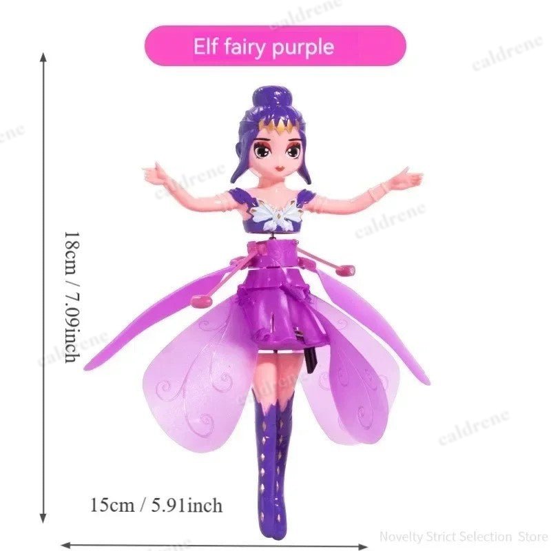 Flying Fairy Princess Doll with Magic Wings for Kids – view 6