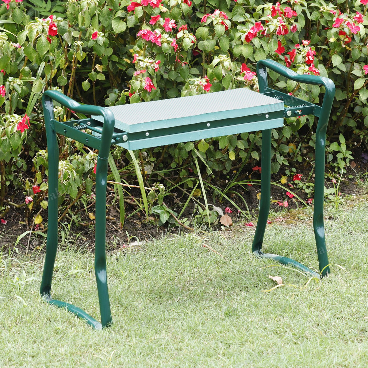 Foldable Garden Kneeler and Seat with Tool Pouch – view 2