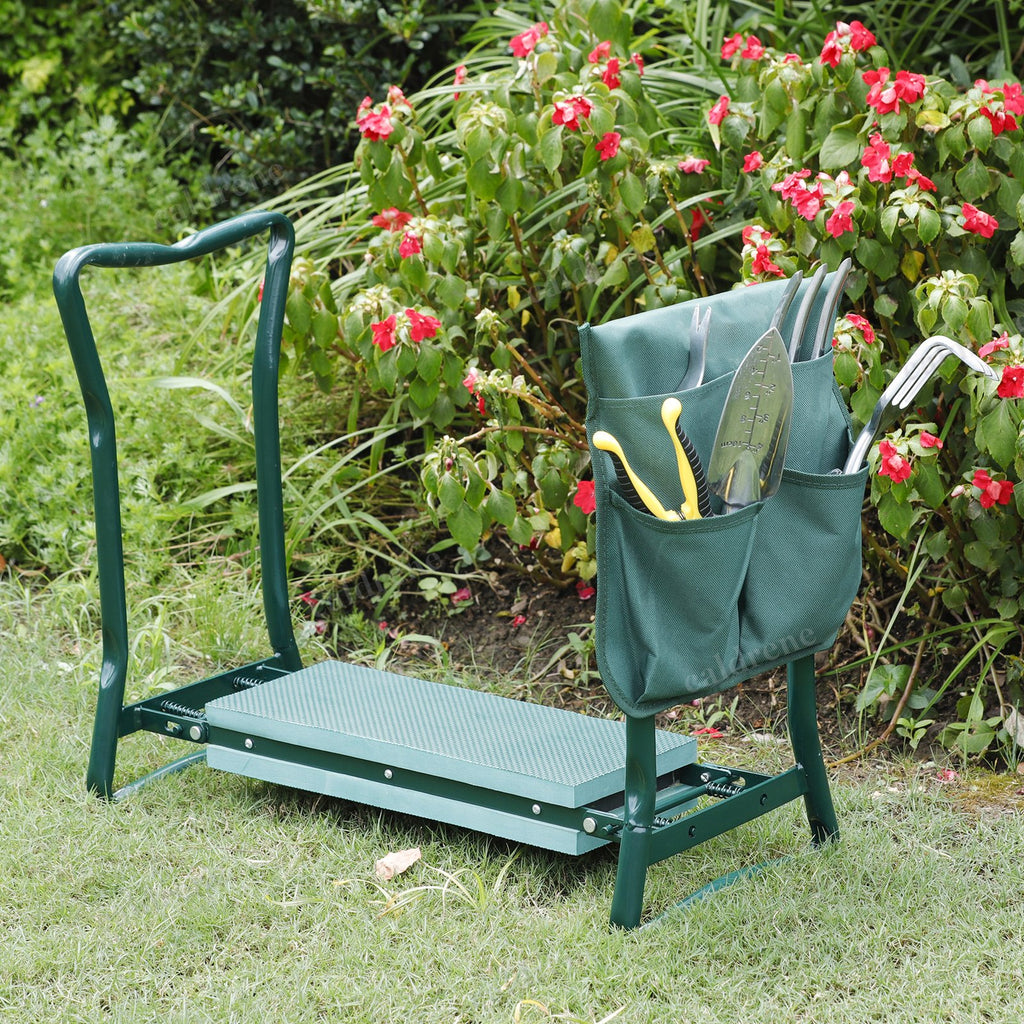 Foldable Garden Kneeler and Seat with Tool Pouch – view 3