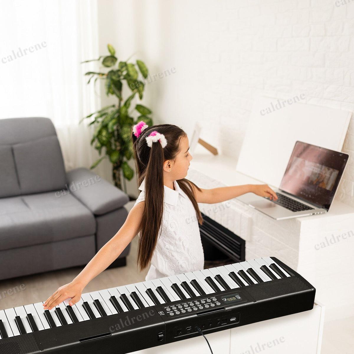 Folding 61-Key Bluetooth Piano Keyboard – view 2