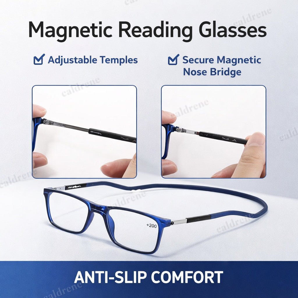 Folding Magnetic Reading Glasses with Neck Hanging Design – view 3