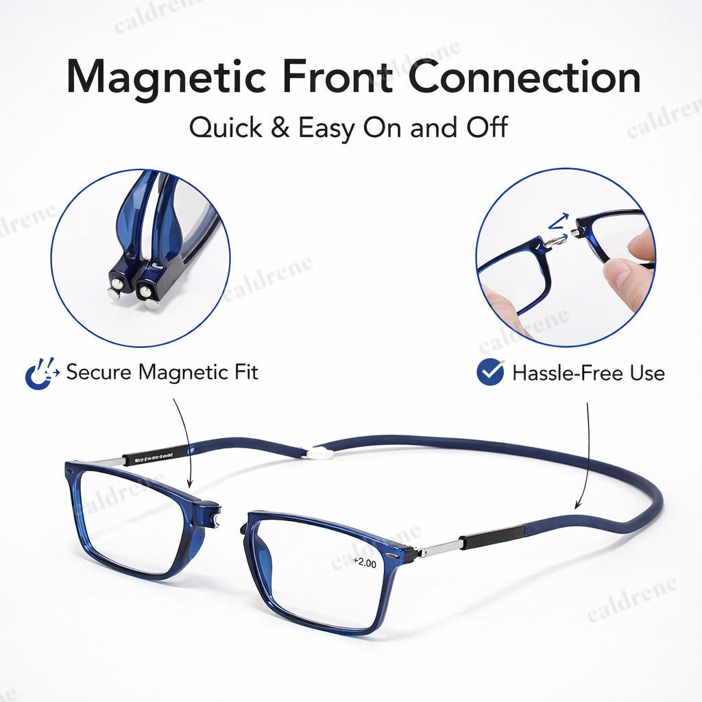 Folding Magnetic Reading Glasses with Neck Hanging Design – view 5