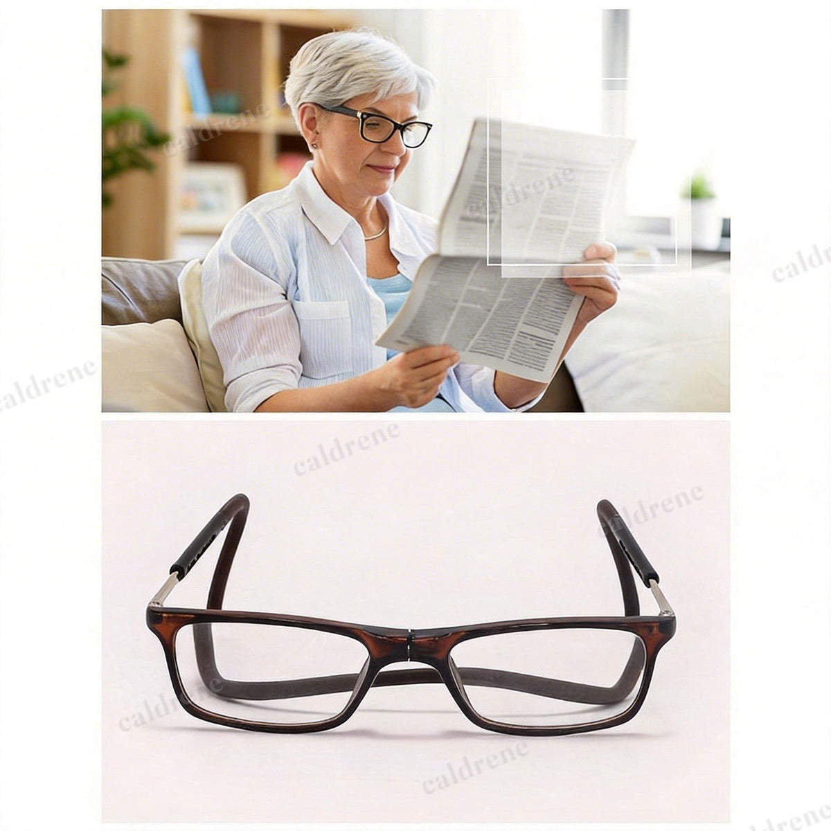 Folding Magnetic Reading Glasses with Neck Hanging Design – view 7
