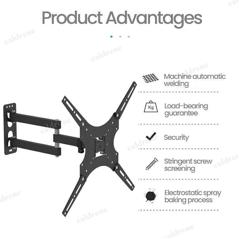 Full Motion Swivel Tilt TV Wall Mount Bracket for 26–55 Inch TVs – view 7