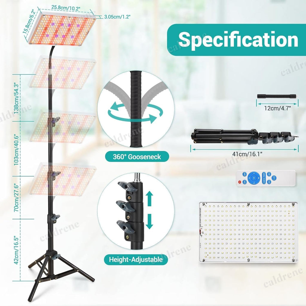 Full Spectrum LED Standing Grow Lights with Stand for Indoor Plants – view 6