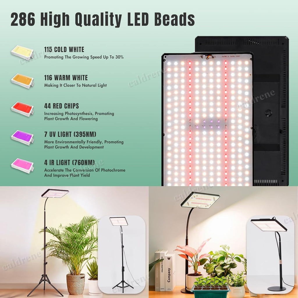 Full Spectrum LED Standing Grow Lights with Stand for Indoor Plants – view 8