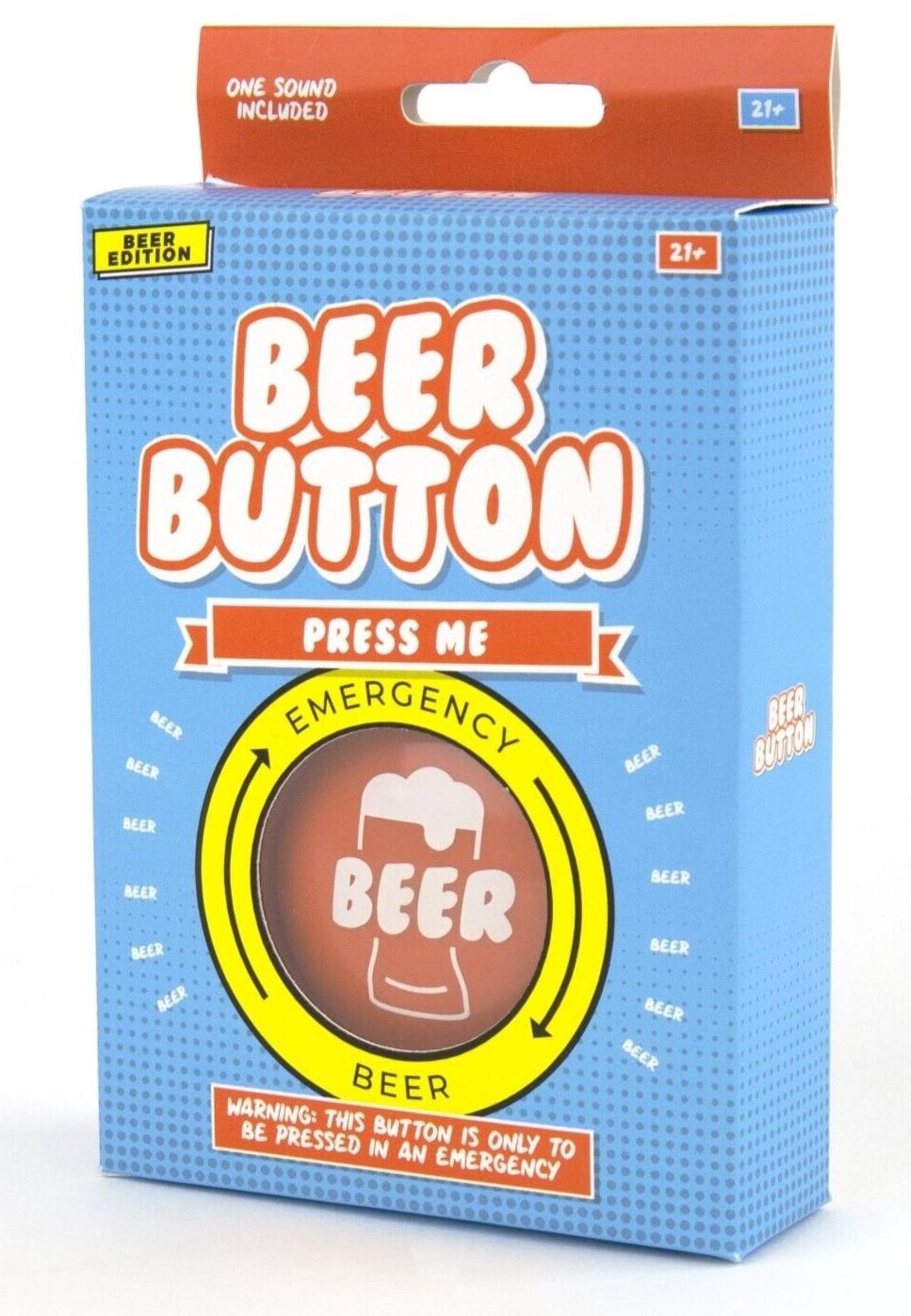 Funny Talking Emergency Beer Button Gag Gift for Men