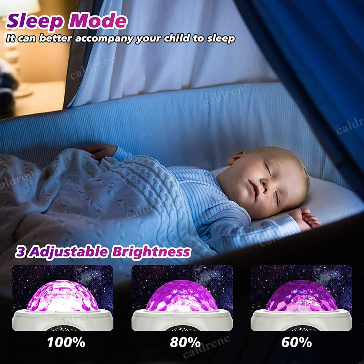 Galaxy Star Projector with Bluetooth Speaker – view 10