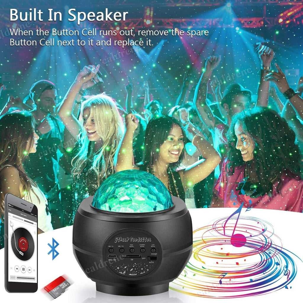 Galaxy Star Projector with Bluetooth Speaker – view 5