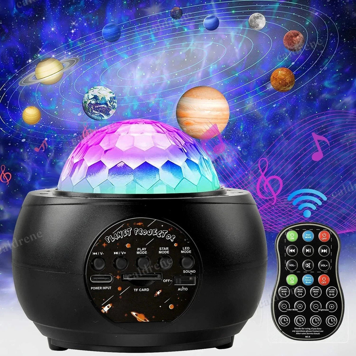 Galaxy Star Projector with Bluetooth Speaker – view 7