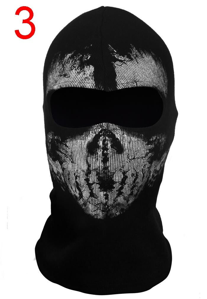 Ghost Skull Balaclava Skeleton Full Face Mask CS Games Cosplay Halloween Costume – 3