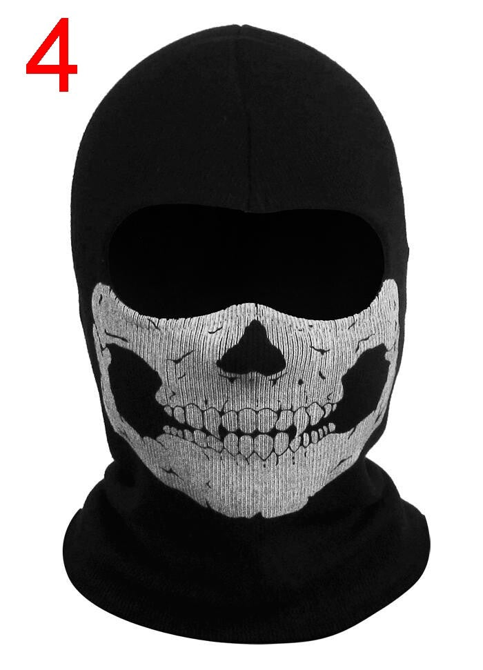 Ghost Skull Balaclava Skeleton Full Face Mask CS Games Cosplay Halloween Costume – 4
