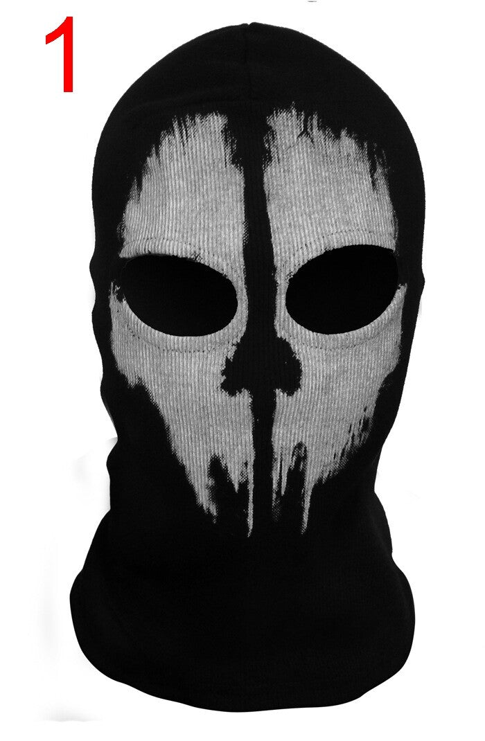 Ghost Skull Balaclava Skeleton Full Face Mask CS Games Cosplay Halloween Costume – 1